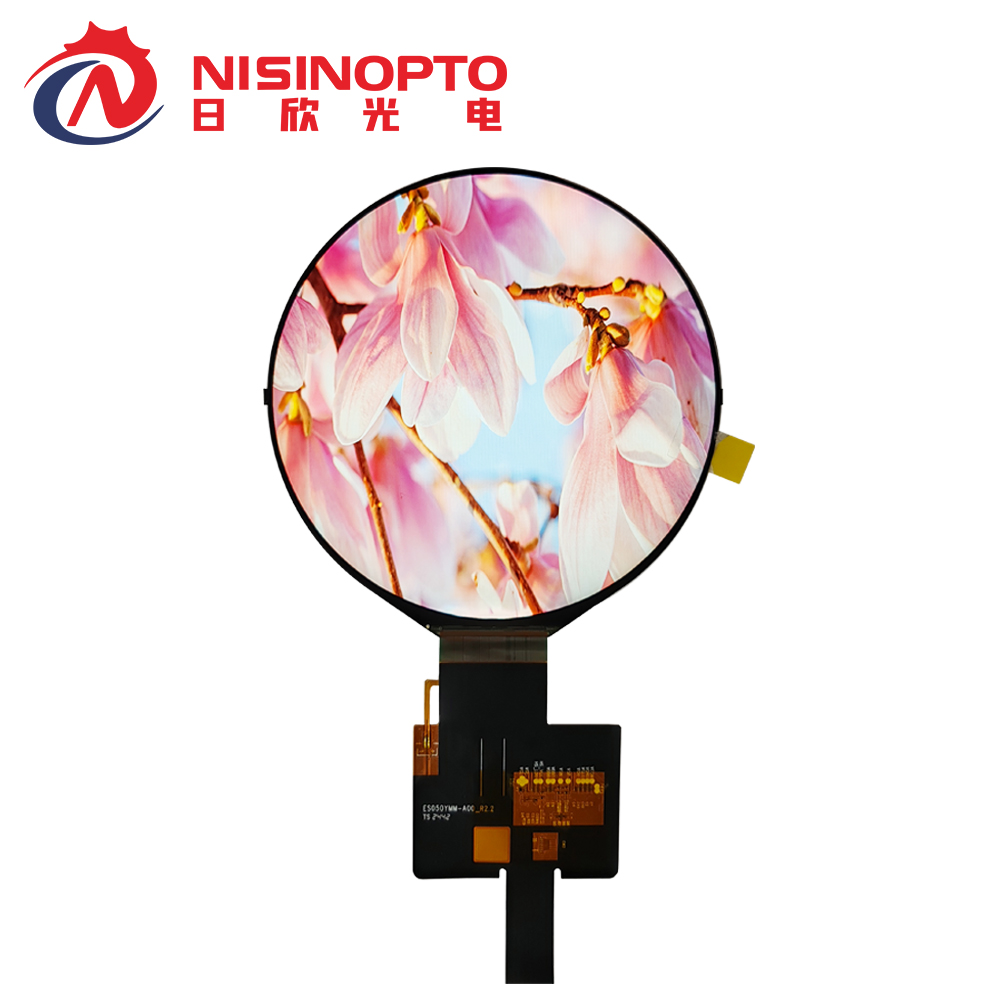 5.0寸1080*1080圆形TFT液晶屏高显分辨率屏