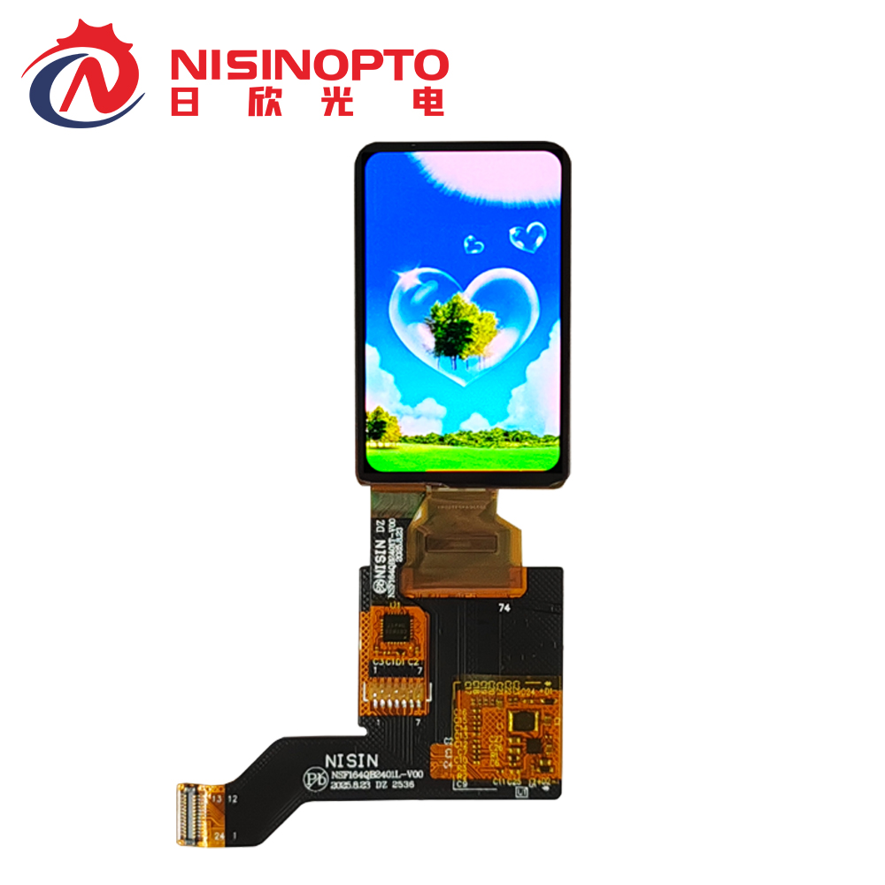 1.64寸280*456AMOLED触摸显示屏高显高对比度智能穿戴医疗TFT屏幕