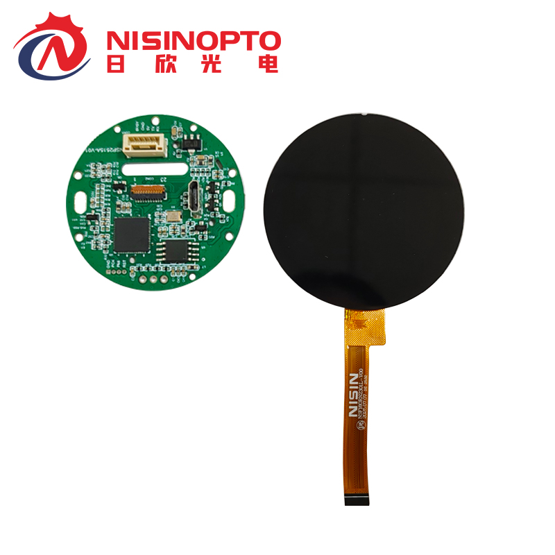 1.8寸360*360手表手环圆形串口TFT显示屏屏带板液晶总成模组工业医疗屏幕