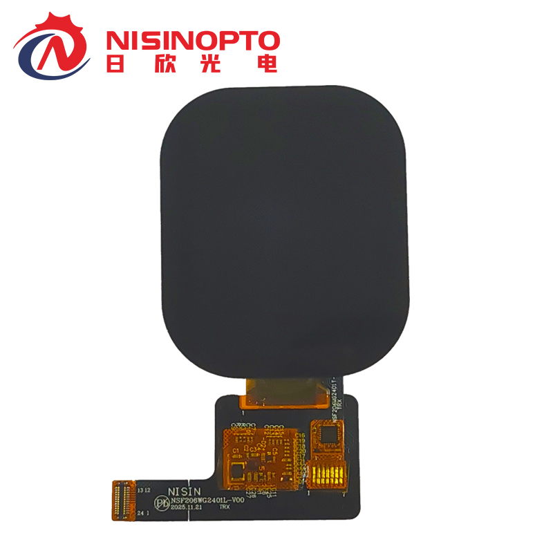 2.06寸AMOLED410*502防水防尘抗震手表手环眼镜显示屏智能穿戴设备显示触摸屏