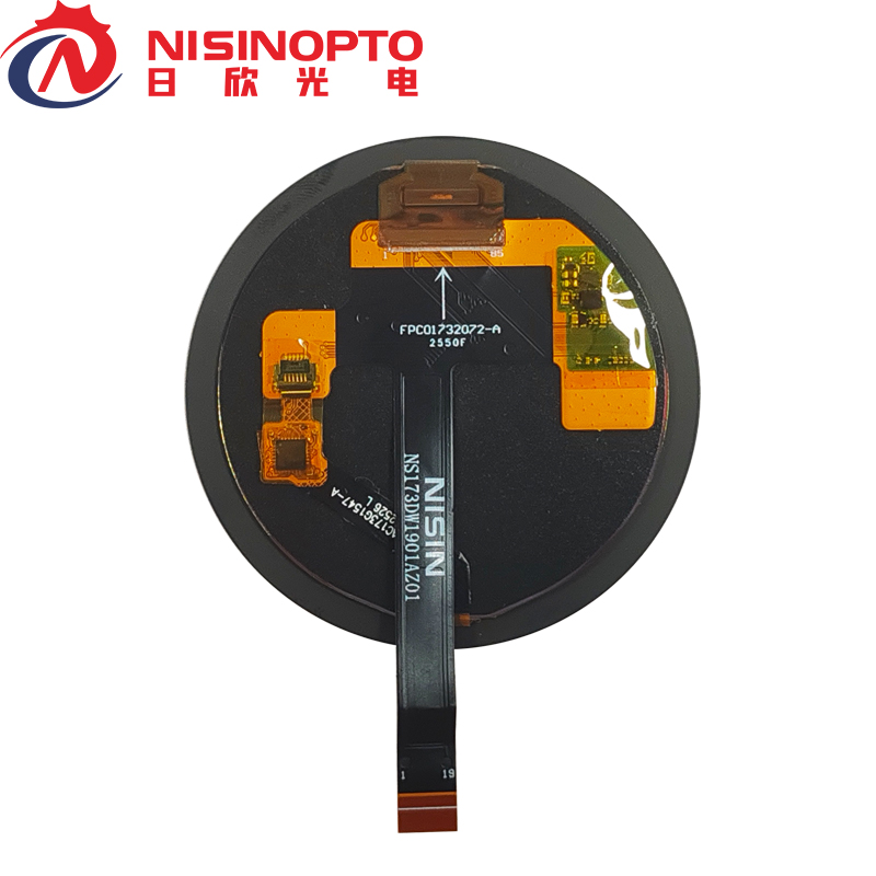 1.73寸466*466 AMOLED圆形触摸显示屏ONCELL屏幕手表家电工控屏幕